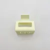 Pinza de Garra Cuadrada Mate Oufel, Pasador Triangular Grande, Pinza de Tiburón para Cola de Caballo Alta, Accesorio para el Cabello, Pinza de Garra para Cola de Caballo Alta