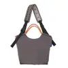 Bolso de Hombro de Lona Bordada Ecológico Estilo Coreano, Bolso Grande Versátil de Moda para Nicho Literario con Correa
