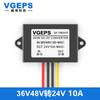 Convertidor de potencia de CC de 36 V/48 V a 24 V, módulo reductor de CC-CC regulado para vehículos de 30 a 60 V a 24 V