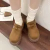 Zapatos de algodón casuales retro de nueva temporada para mujer, con forro de pelo cálido, que aumentan la altura, engrosados, estilo 2026, suela gruesa, invierno