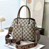 Bolso de Hombro para Mujer 2025 Nueva Moda Más Fácil de Combinar Bolso Cubo de Moda Estilo Occidental Estampado Bolso de Mano Cruzado