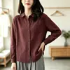 2026 Camisa Nueva de Doble Capa Primavera/Otoño Color Sólido Manga Larga Suave Adelgazante Holgada Cardigan Superior Moda Versátil