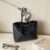 Bolso de hombro cruzado para mujer, capacidad grande, color sólido, vintage, nuevo 2026, patrón de rombos tejidos, para el trabajo, casual