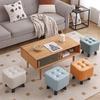 Taburete pequeño para el hogar, taburete bajo, moderno y sencillo, para sala de estar, mesa de centro, sofá, banco, puerta, cambiador de zapatos, estilo nudo, nuevo estilo