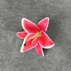 Flor Artificial com Textura de Filme 3D, Cabeça de Flor Lírio para Casamento e Decoração de Casa, Arranjo de Flores, Ornamentos de Flores Artificiais Atacado Transfronteiriço