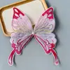Novo best-seller bordado renda borboleta cor DIY acessórios para roupas adesivos de tecido patch flor joias fabricantes atacado