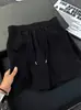 Novos Shorts Masculinos de Verão 2026, Shorts Esportivos Unissex, Corte Amplo Estilo Americano Peso Pesado Casual Versátil Calça de Moletom