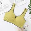 Escala de Melhor Amiga Peça Única Sem Costura Sem Fio Roupa Íntima de Gelo para Esportes Sutiã Feminino