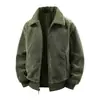 Ropa de Algodón Gruesa, Cálida, Lavable, de Doble Cara, Nueva, Tallas Grandes para Hombre, Otoño/Invierno, con Forro Polar Grueso, Moda Cien
