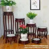 Estante de Flores para Sala de Estar Interior, Acuario de Madera Maciza de Pie, Bonsái de Madera, Estante para el Hogar Estilo Chino, Estante Pequeño de Almacenamiento de Pie Bajo
