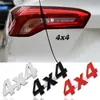 Adecuado para calcomanías de metal para carrocería 4X4 todoterreno calcomanías de decoración exterior personalizadas modificadas calcomanías de decoración tridimensional 3D logo de tracción en las cuatro ruedas cola
