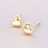 Colección 25 puestos vendiendo aretes de pin de plata s925 versión coreana, aretes geométricos simples, aretes de moda mini para una semana para mujer