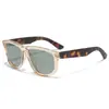 Fábrica de Fabricante Hecho a Medida Gafas de Sol Cóncavas Inversas Estilo Europeo y Americano para Mujeres y Hombres, Cuadradas de Marco Grande de Moda Gafas de Sol Anti-UV