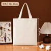 Bolsas de lona en blanco personalizables con logotipos, adecuadas para entrenamiento estudiantil y centros de tutoría, fines promocionales corporativos y como bolsas de lona ecológicas