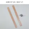 Vela de aromaterapia pavio pavio de cera pavio de algodão sem fumaça pavio de algodão pavio de madeira material de vela DIY feito à mão material de pavio de reposição