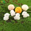 Planta en Maceta Micro-Paisaje Cachorro que Brilla en la Oscuridad Adornos Pequeños para Coche Escritorio Llavero Juguete Accesorios Decorativos