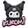 Popular Série Kuromi Kuromi Sapatos com Furos Sapatos Fivela de Flor para Sapato Sanrio Diy Desenho Animado Decoração para Capa de Celular