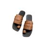 Chinelos Slip-On para Mulheres Verão 2025 Roupa Externa Estilo Fada Retrô Francês Férias Rasteirinhas Meias Calças Sapatos de Praia