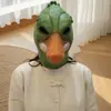 Máscara de Pato Latex Engraçada Animada Pato Raivoso Fantasia de Halloween Adereço de Performance Pegadinha Cabeça de Animal