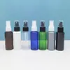 50 Botellas de Spray de Hombro Plano para Desmaquillante, Paquete de Muestras de Prueba, Botella de Rocío Puro, Botella de Tónico con Atomizador Fino