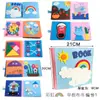 Materiales Educativos Montessori Personalizados Tablero de Actividades Bolso Cruzado Bolso de Mano Infantil Montessori Juguete de Entrenamiento Libro de Actividades