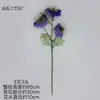 3 garfos 3 cabeças simulação Nigella Damascena Crisântemo Persa Flor de Seda Cerimônia de Casamento Salão de Casamento Caminho Arranjo de Flores Decoração Flor Falsa Material de Flor Artificial