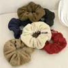 Goma para el pelo de felpa retro estilo coreano, para otoño e invierno, de lana de cordero, cuerda para coleta versátil de nicho, accesorio elegante para el cabello