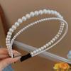 Tiara de Pérolas para Mulheres, Tiara Fina de Pérolas Artificiais Prensadas, Versátil Elegante Estilo Fada Venda por Atacado