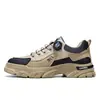 Zapatos casuales para hombre para adolescentes y estudiantes, zapatillas casuales de suela gruesa para aumentar la altura, zapatos Martin deportivos antideslizantes para hombre, zapatillas de moda estilo "dad shoes"