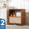 Rack de armazenamento de cozinha com armário porta piso multi-camada multi-função armário micro-ondas armário de armazenamento de eletrodomésticos elétricos armário