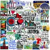 50 Adesivos de Grafite de Nova York Transfronteiriços Decoração Personalizada Guitarra Caderno Mala DIY Adesivos à Prova d'Água