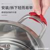 Venta Directa de Fábrica Clip de Silicona Resistente a Altas Temperaturas Anti quemaduras Cubierta para Oreja de Olla Pinza Manual Antideslizante de Cocina Aislamiento Térmico Guantes para Olla de Sopa Pinza Manual
