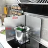 Partición a prueba de aceite de acero inoxidable transfronteriza, engrosada y resistente a altas temperaturas, para estufas de gas, tabla bloqueadora de aceite fácil de limpiar para cocina