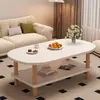 Sala de estar, apartamento pequeno, mesa de centro, design simples e moderno, adequada para quartos e imóveis de aluguel, mesa de centro simples para varandas e salas de estar