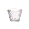 Taza de Té de Vidrio Rocío de Hielo Estilo Japonés Juego de Té Juego de Té para el Hogar Té Gongfu Taza Pública Bordado en Oro Juego de Té Kung Fu
