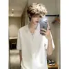 Camiseta Listrada Vertical Falsa Duas Peças Marca Tendência Verão Novo Estilo Patchwork Design Fashion Versátil Tendência Masculina Casual Manga Curta
