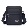 Bolso de Moda Impermeable Nuevo Bolso Cruzado de Hombro para Hombre Bolsillo Multicapa Bolsa de Cajero Bolso de Negocios Unisex Cartera