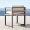 Mesas y Sillas de Patio Exteriores Personalizadas de Alta Gama Impermeables y a Prueba de Sol Muebles de Exterior para Jardín Mesas y Sillas de Balcón de Teca para Exteriores