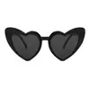Nuevas Gafas de Sol Unisex con Forma de Corazón Estilo Europeo y Americano Transfronterizas para Mujer, Moda Tiktok, Efecto Adelgazante para Caras Grandes, Gafas de Sol Infantiles de Montura Completa