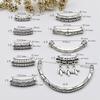 Accesorios de codo de plata 999 moneda de bambú fortuna en tesoro pulsera de medio brazalete de codo pulsera de cordón accesorios de joyería