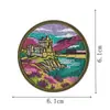 Parches de Monumentos de Ciudades del Mundo en Stock para Venta al por Mayor, Exclusivamente para Suministro Transfronterizo, Parches Bordados Termoadhesivos, Insignias Decorativas de Viaje para DIY