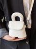 Design de Primavera e Verão Novo Senso Simples Cor Sólida Coreana Mini Bolsa para Celular Versátil Estilo Ocidental Nicho Fashionável Transversal Feminina