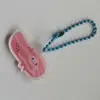 Etiqueta Fofa Estilo Ins Coreano com Corrente de Contas Desenho Animado Acrílico Pingente para Diário Chaveiro Coração de Menina