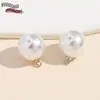 Colgante de perla de imitación ABS con un charm de perla circular, adecuado para manualidades DIY, ropa, bolsos y accesorios decorativos