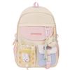 Mochilas Escolares de Gran Capacidad para Estudiantes de Secundaria y Preparatoria, Mochilas de Aspecto Sofisticado y Color Block Lindo, Mochilas de Viaje para Estudiantes Modernas y Versátiles