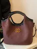 Moda Retrô Outono 2025 Nova Bolsa de Ombro Feminina Estilo Coreano Casual Bordado com Linha Bolsa de Mão Pequena Fragrância Bolsa Fosca