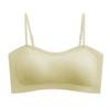Verão macacão roupa íntima sem costura para mulheres push up respirável sutiã sem fio costas bonitas bojo fixo lavável à máquina alça para mulheres