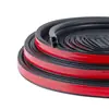 Tira de Vedação Universal para Modificação de Carro Tipo D Tipo P Tipo Z Tira de Vedação Autoadesiva Tira de Borracha EPDM Tira de Isolamento Acústico