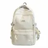 Mochila casual linda con múltiples compartimentos estilo bosque para chicas de secundaria, mochila de gran capacidad para estudiantes de preparatoria, mochila fresca y simple