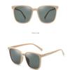 Nuevo Estilo Cyber Celebrous Gafas de Sol de Montura Negra para Mujer Gafas de Sol Sombreadas para Adelgazar la Cara Grande Gafas de Sol de Ojo de Gato Modernas y a la Moda para Hombre